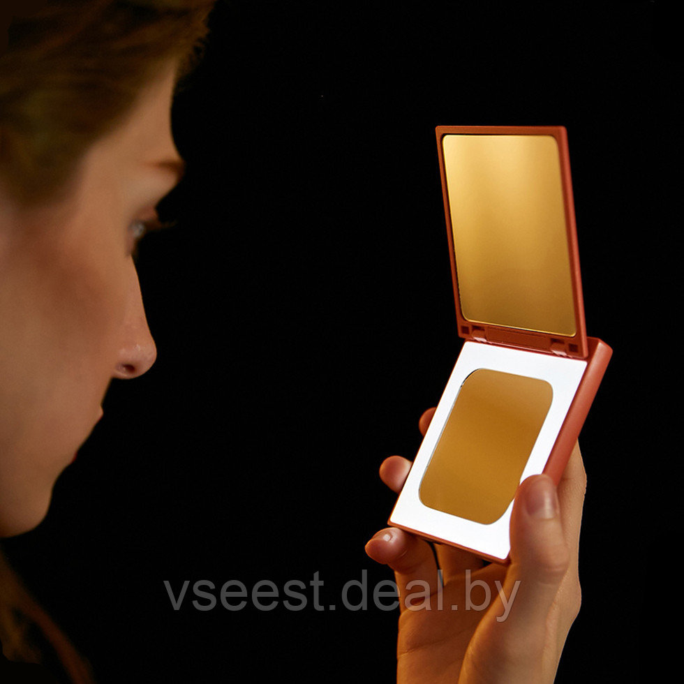 Многофункциональное зеркало-повербанк VH Portable Beauty Mirror M01 (White/Pink) (shu) - фото 5 - id-p127471946