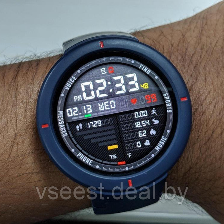 Часы Huami Amazfit Verge Smartwatch international version Blue (shu) - фото 3 - id-p127471954