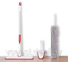 Набор для уборки 3 в 1 Yi Jie household cleaning small suit TZ-01 red-grey (shu), фото 2