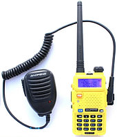 Гарнитура PTT (микрофон+спикер) с разъемом Kenwood для рации Baofeng UV-5R