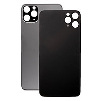 Задняя крышка для Apple iPhone 11 Pro Max (широкое отверстие под камеру), черная