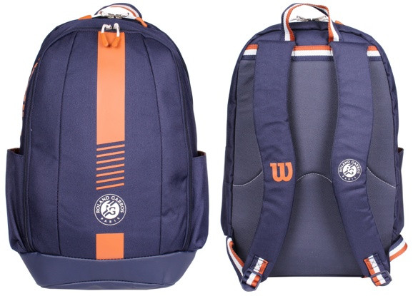 WR8006901001 Рюкзак-сумка теннисная Wilson Roland Garros Team Backpack (синий) - фото 1 - id-p127492921