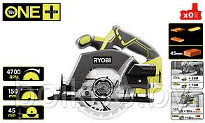 Пила циркулярная аккумуляторная RYOBI R18CSP-0 (ONE+, без батареи), фото 2