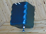 Бак для душа "Альтернатива" 150 л с пластиковым шаровым  краном черный, фото 4