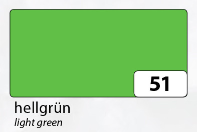 FOLIA  Цветная бумага,300 гр/м2, 50х70см, светло-зеленый