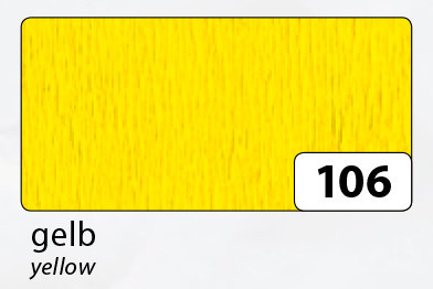 FOLIA  Бумага крепированная, 32г, 50 х 250 см, желтый