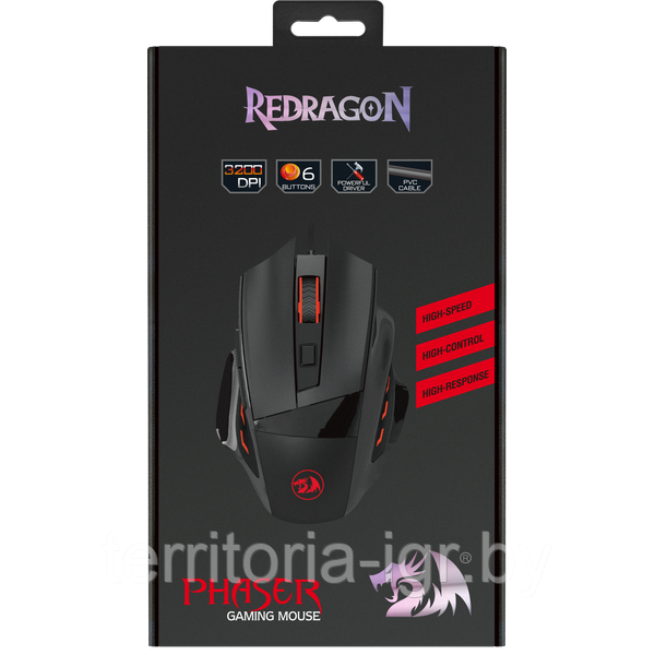 Игровая мышь Phaser Redragon - фото 1 - id-p127505632