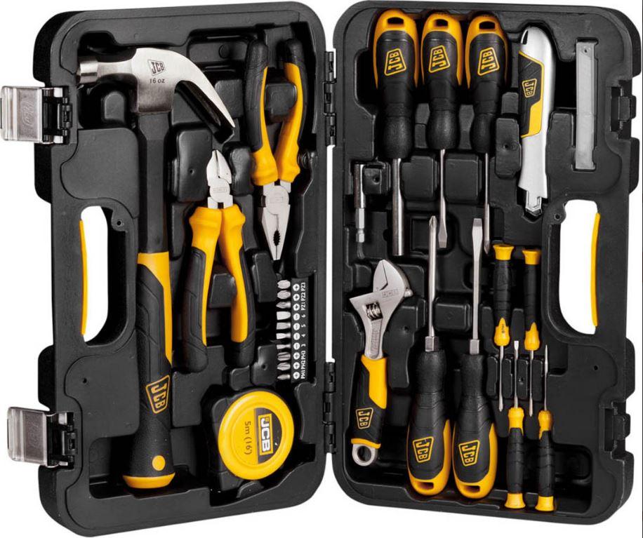 Набор JCB: Инструменты для ремонтных работ, 27 предметов