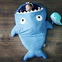 Спальный мешок для ребенка. Новорожденного. Акула.