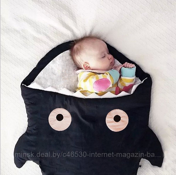 Спальный мешок для ребенка. Новорожденного. Акула. - фото 4 - id-p127525028