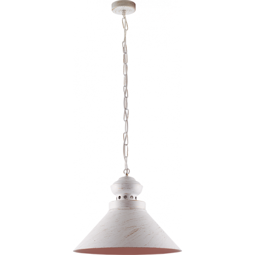 Светильник подвесной VESTA 17131 LOFT 1x60W, E27 бело-золотой - фото 1 - id-p127529884
