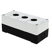 Корпус пластиковый КП103 3 кнопки белый EKF PROxima