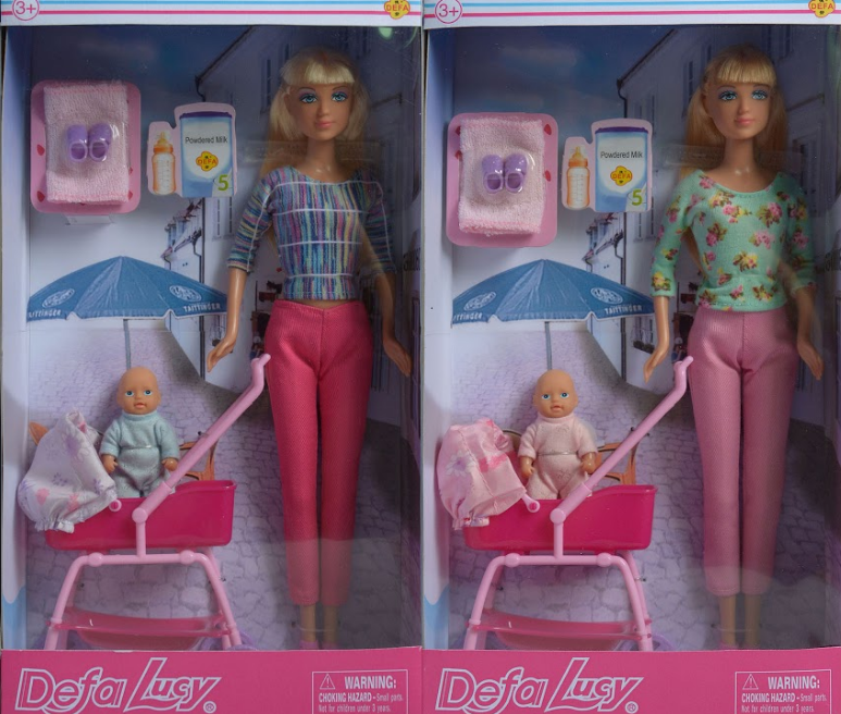 Кукла Defa Lucy с ребенком, + аксессуары, 2 вида, арт.8358