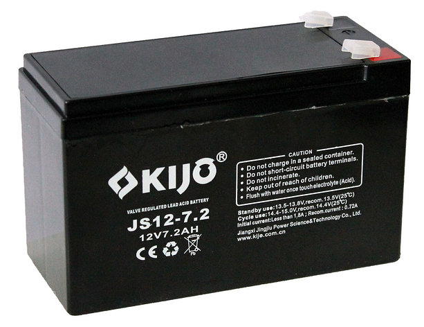 Аккумулятор Kijo 7.2 для эхолотов 12 вольт, аналог Casil CA1270 (7,2ah), фото 2