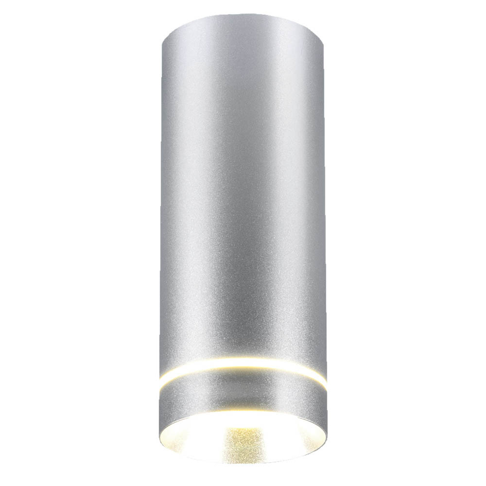 Накладной потолочный светодиодный светильник DLR022 12W 4200K хром матовый - фото 1 - id-p127536146