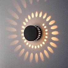 Уличный настенный светодиодный светильник 
Arkada 1585 TECHNO LED черный