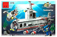 Конструктор Brick 816 Подводная лодка 382 детали
