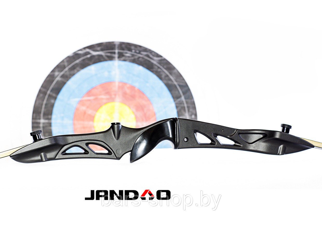 Рекурсивный лук для спорта Jandao "Олимпик" 68" (черная рукоятка) 38# - фото 3 - id-p127568973