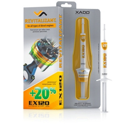 XADO Revitalizant EX120 для всех типов дизельных двигателей