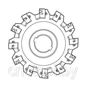 Фреза дисковая со сменными пластинами 335.18-200.0810XL.50-14R (Швеция)