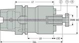 Держатель HSK HSKA100-SM27-100-L1 (Швеция), фото 2