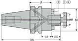 Патрон для силового фрезерования BT50TFADB-SM32-055-L1 (Швеция), фото 2