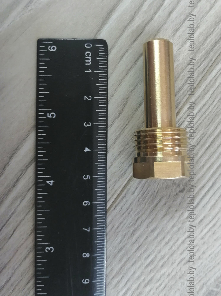 Гильза погружная под термометр Watts 1/2", 50 мм - фото 4 - id-p127581265