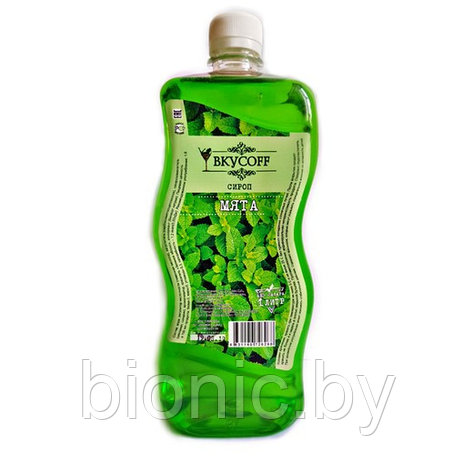 Сироп МЯТА, "ВКУСOFF" , 1л.1/6, фото 2