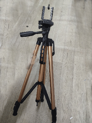 Штатив Tripod 3366 - переносной штатив для фотокамеры с держателем для телефона, фото 2