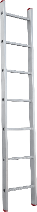 Лестница алюминиевая односекционная 8 ст. NV 200, фото 2