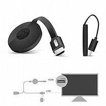 Беспроводной дисплей ТВ адаптер Cromecast Хромкаст Wi-fi HDMI 4K, фото 2