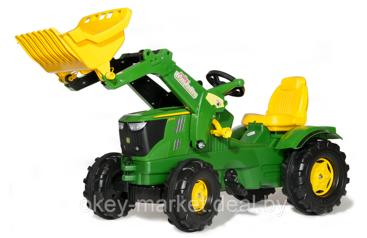 Детский педальный трактор John Deere Rolly Toys rollyFarmTrac 6210R
