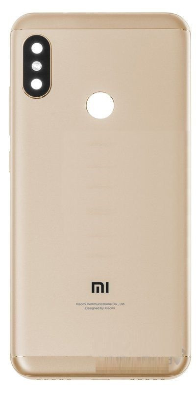 Задняя крышка для Xiaomi Mi A2 Lite, золотая - фото 1 - id-p92139406