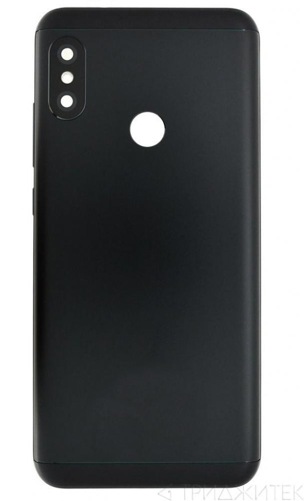 Задняя крышка для Xiaomi Mi A2 Lite, черная - фото 1 - id-p92071382