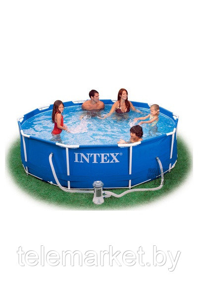 Каркасный бассейн Intex 56999 (28202) Metal Frame Pool 305 x 76 см. - фото 1 - id-p41712392