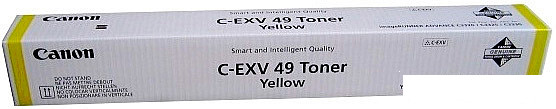 Тонер-картридж Canon C-EXV49 Yellow [8527B002] - фото 1 - id-p115508826