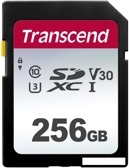 Карта памяти Transcend SDHC 300S 256GB - фото 1 - id-p121431651