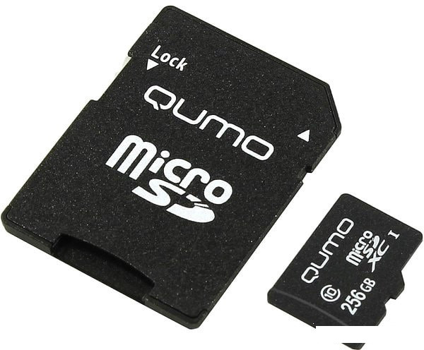 Карта памяти QUMO microSDXC QM256GMICSDXC10U3 256GB - фото 1 - id-p115613198