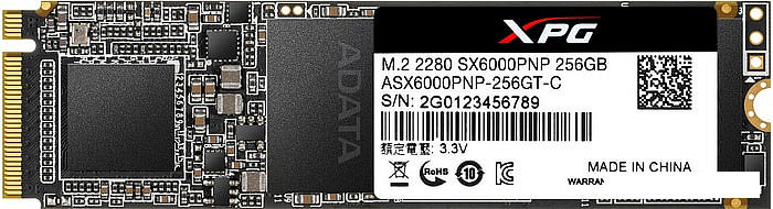 SSD A-Data XPG SX6000 Pro 256GB ASX6000PNP-256GT-C - фото 1 - id-p117077727