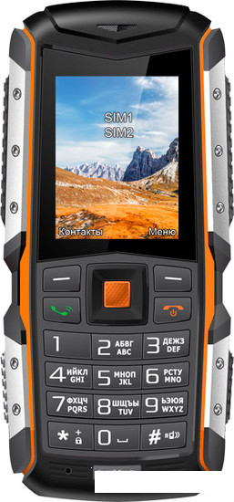 Мобильный телефон TeXet TM-513R Black/Orange - фото 1 - id-p102409917