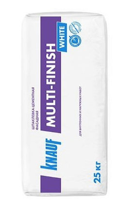 Фасадная финишная шпатлевка KNAUF MULTI-FINISH (белая), 25 кг, РБ, фото 2