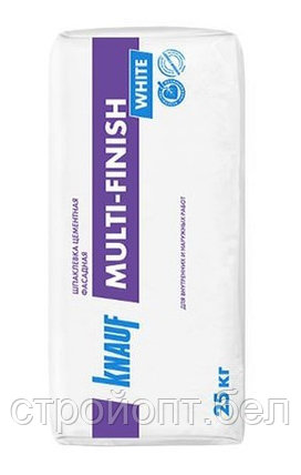 Фасадная финишная шпатлевка KNAUF MULTI-FINISH (Кнауф Мультифиниш) (белая), 25 кг, РБ, фото 2
