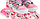 Коньки роликовые MONDAYS, светятся, Размер - М (34-37) розовый, арт.1188-M-PN, фото 2