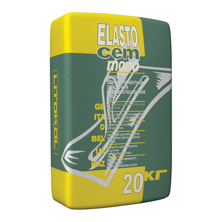 Однокомпонентная эластичная гидроизоляционная LITOKOL ELASTOCEM MONO