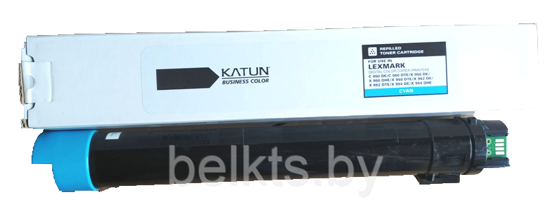Картридж для Lexmark C 950 DE Cyan C950X2CG (Katun) 51105