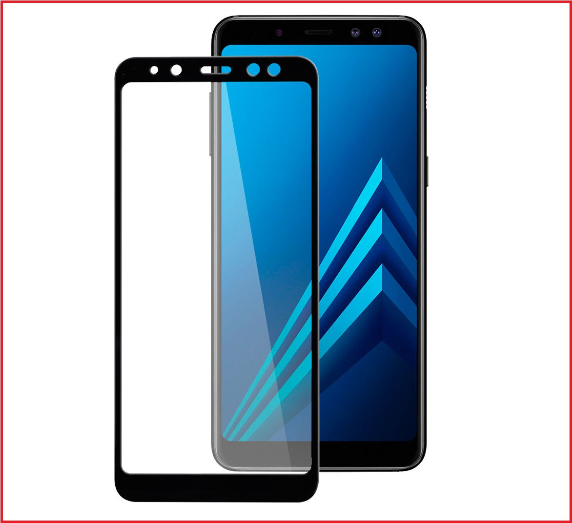 Защитное стекло Full-Screen для Samsung Galaxy A8 2018 / SM-A530 (5D-9D с полной проклейкой) - фото 2 - id-p78185640