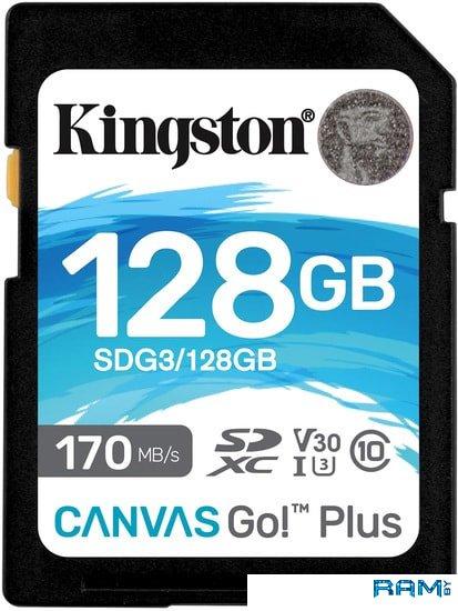 Карта памяти Kingston Canvas Go! Plus SDXC 128GB