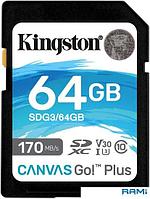 Карта памяти Kingston Canvas Go! Plus SDXC 64GB