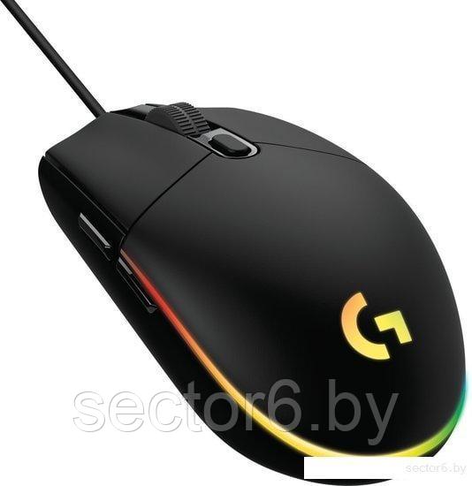Игровая мышь Logitech G102 Lightsync (черный) - фото 2 - id-p127676206