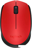 Мышь Logitech M171 Wireless Mouse красный/черный [910-004641]